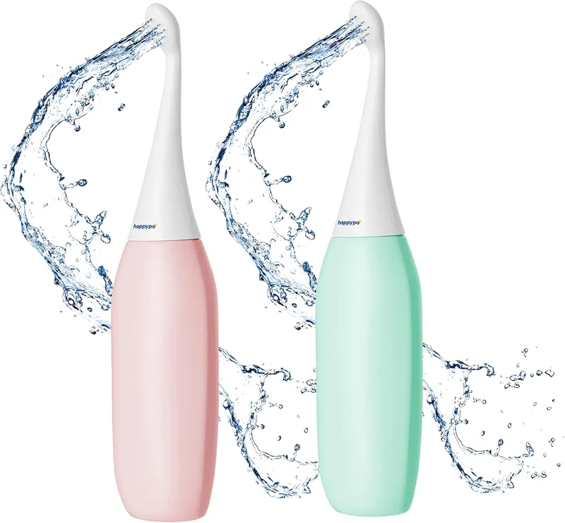 HappyPo Easy-Bidet 2.0 Duo Set, Mint and Rose