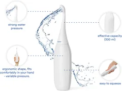 HappyPo Easy-Bidet 2.0 Duo Set, White and Mint, thumbnail 3