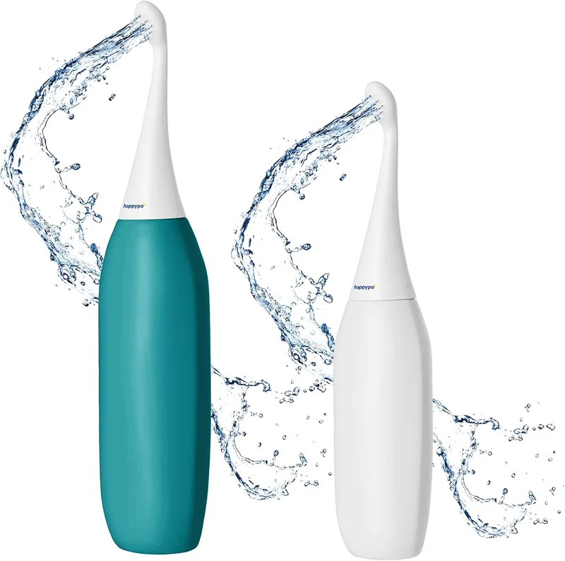 HappyPo Easy-Bidet 2.0 Duo Set, White Original and XL