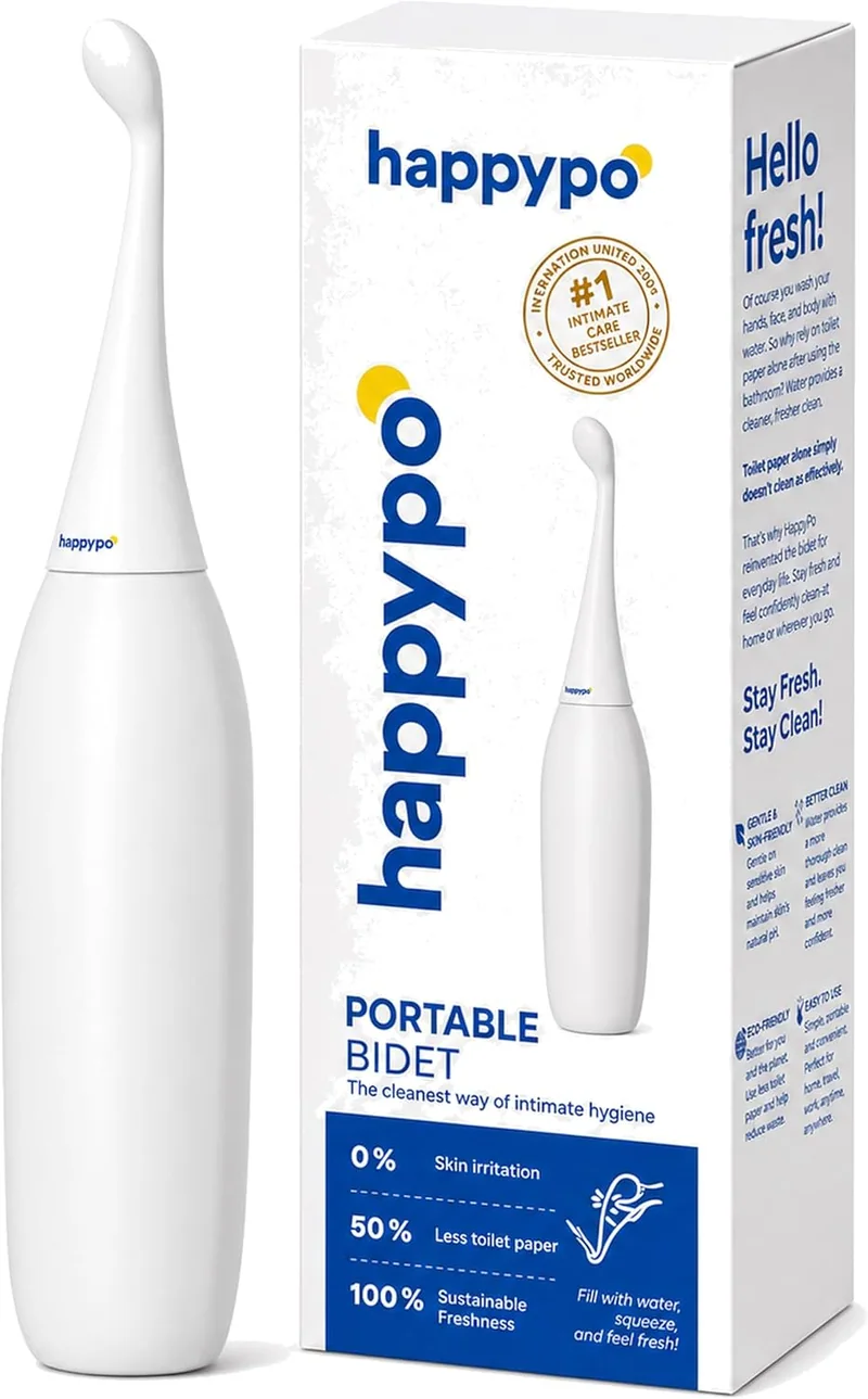 HappyPo Easy-Bidet 2.0 Original, White, bottle and box, photo 4