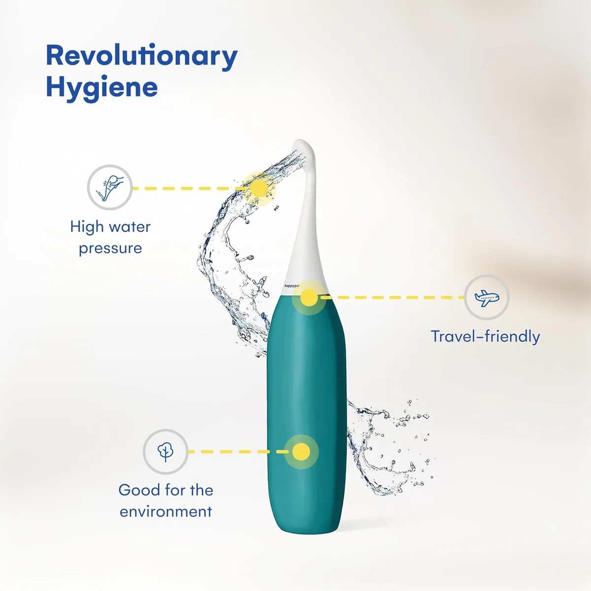 HappyPo Easy-Bidet 2.0 XL: feature callouts around the XL bottle, photo 7